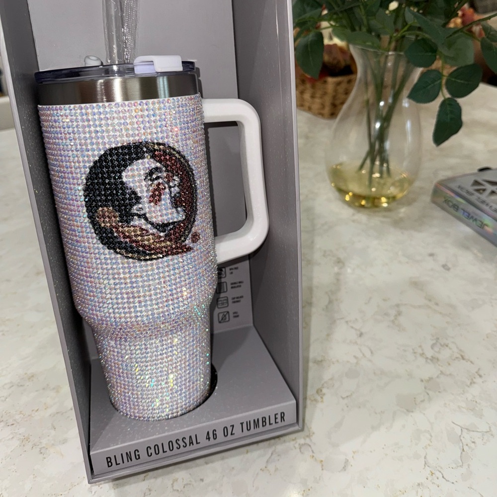 FLORIDA STATE FSU Bling Colossal 46oz Tumbler NEW